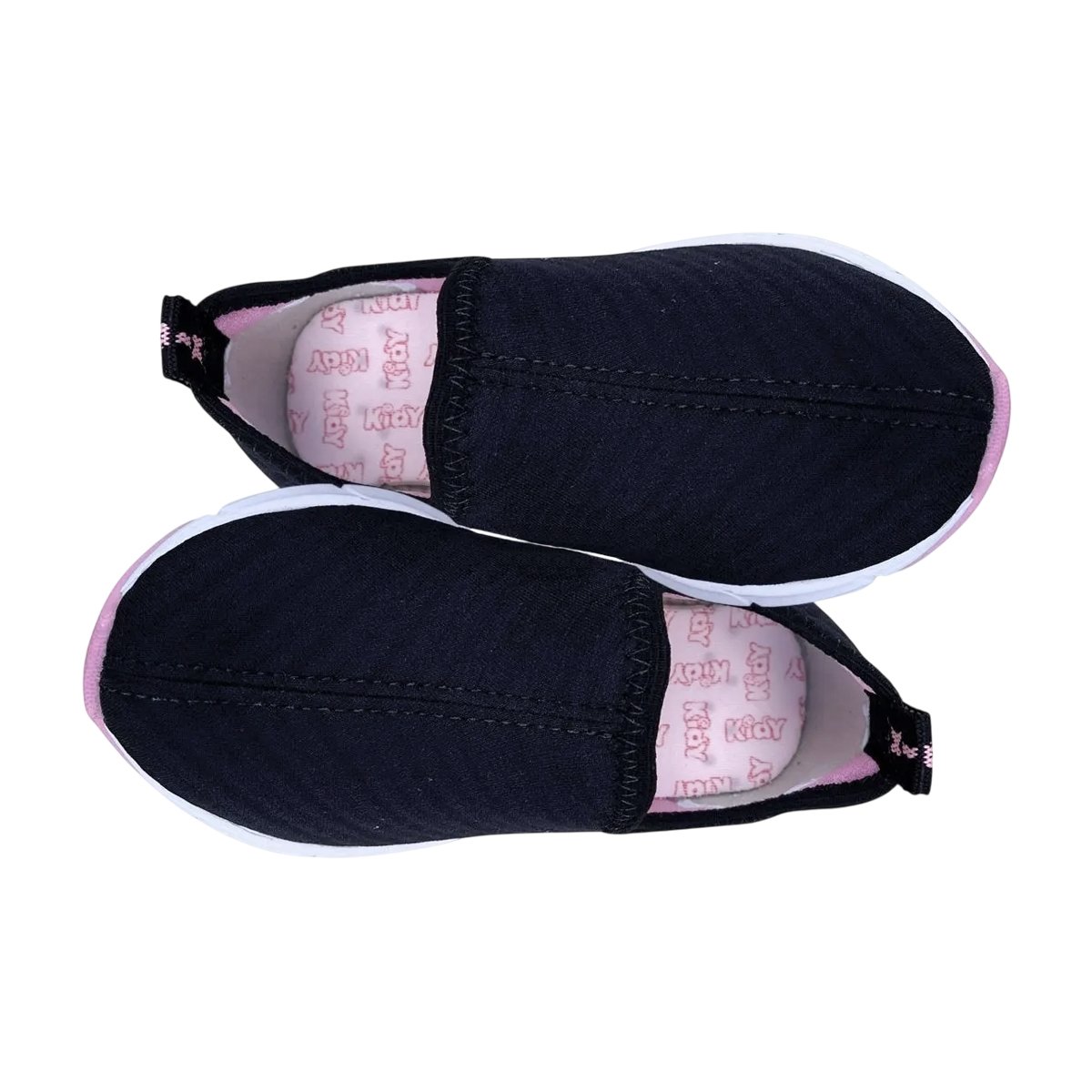 Tênis Casual Slip On Solado Anatômico Respirável Menina Kidy Preto 4