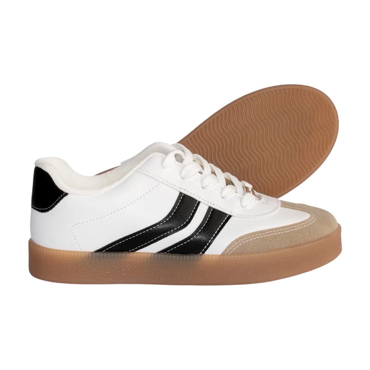 Tênis Casual Estiloso Menina Molekinha Branco/Preto 7