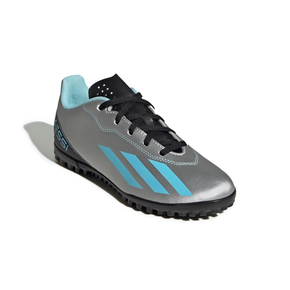 Chuteira Society Adidas X Crazyfast Messi.4 Prata 3