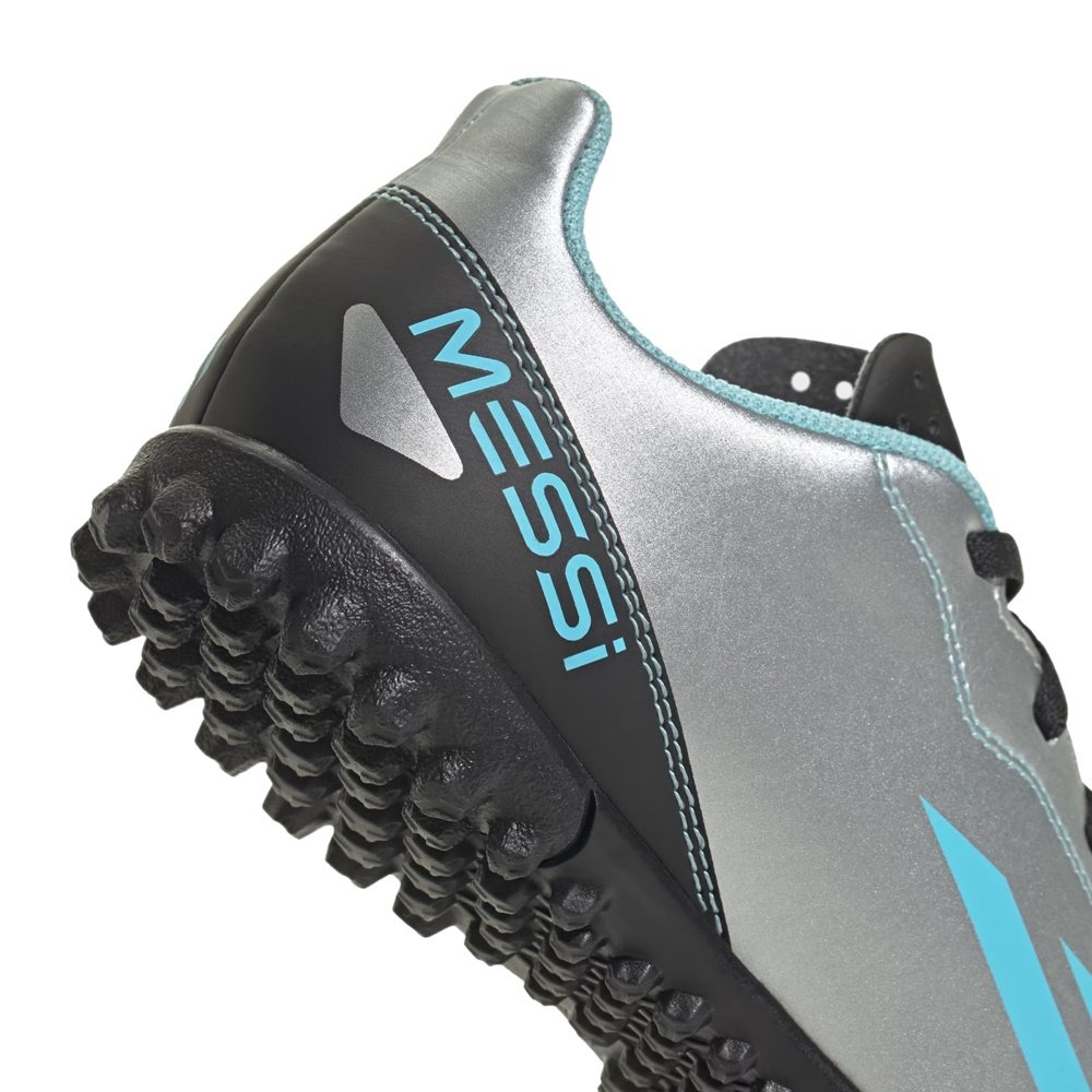 Chuteira Society Adidas X Crazyfast Messi.4 Prata 7