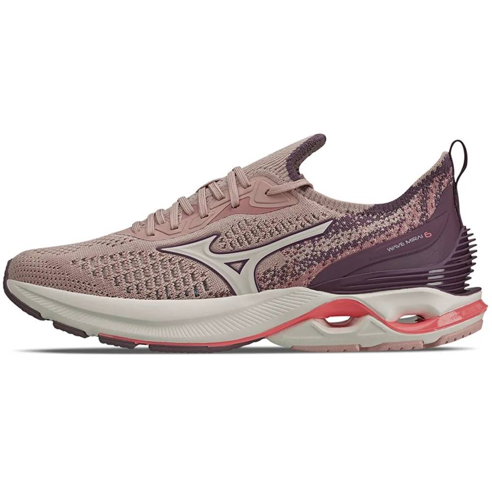Tênis Mizuno Wave Mirai 6 Feminino Rosa 2