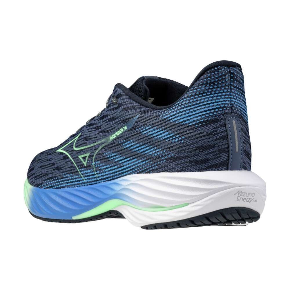 Tênis Mizuno Wave Rider 28 Masculino Azul/Verde 4
