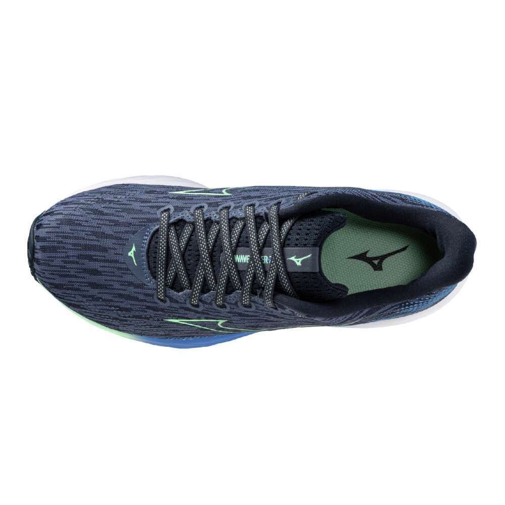 Tênis Mizuno Wave Rider 28 Masculino Azul/Verde 5