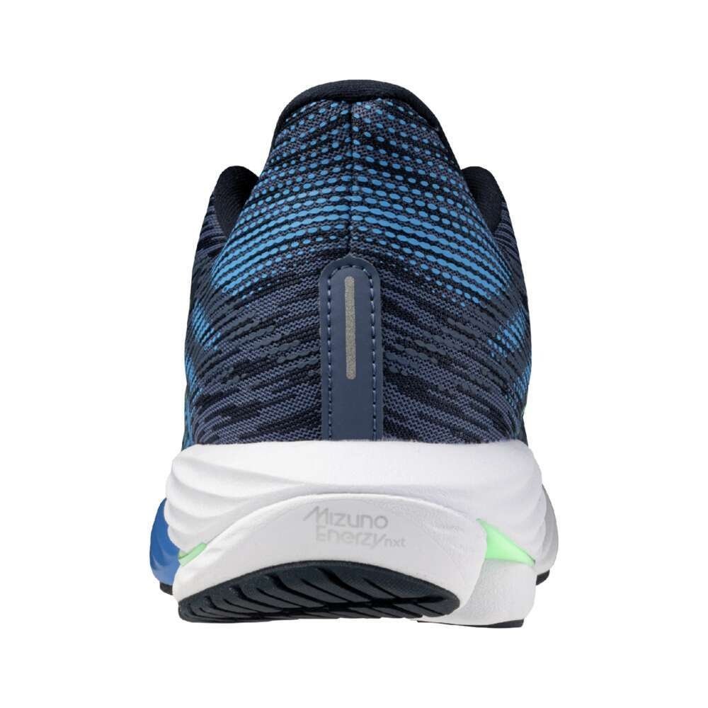 Tênis Mizuno Wave Rider 28 Masculino Azul/Verde 6