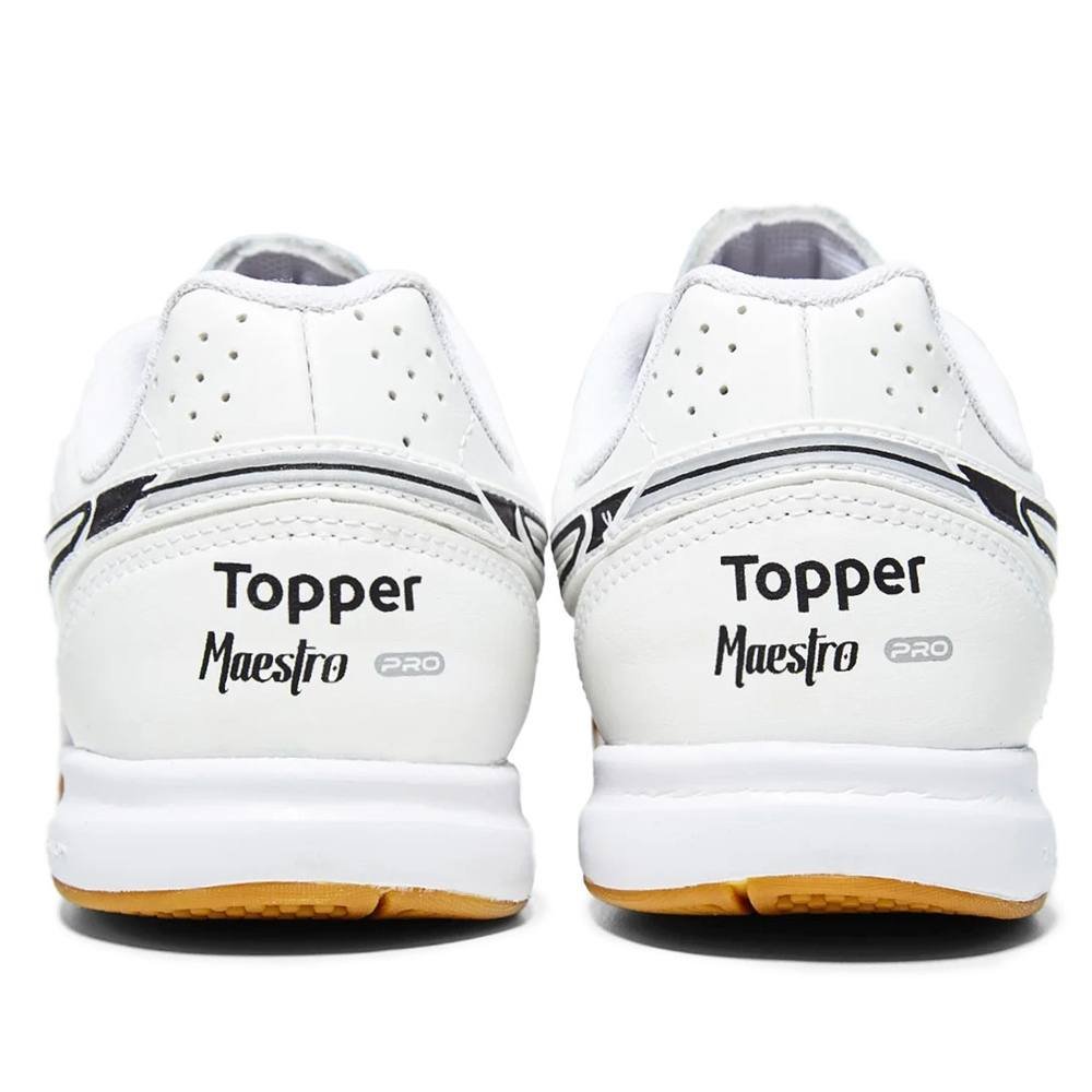 Chuteira Futsal Topper Maestro PRO V Branco 4