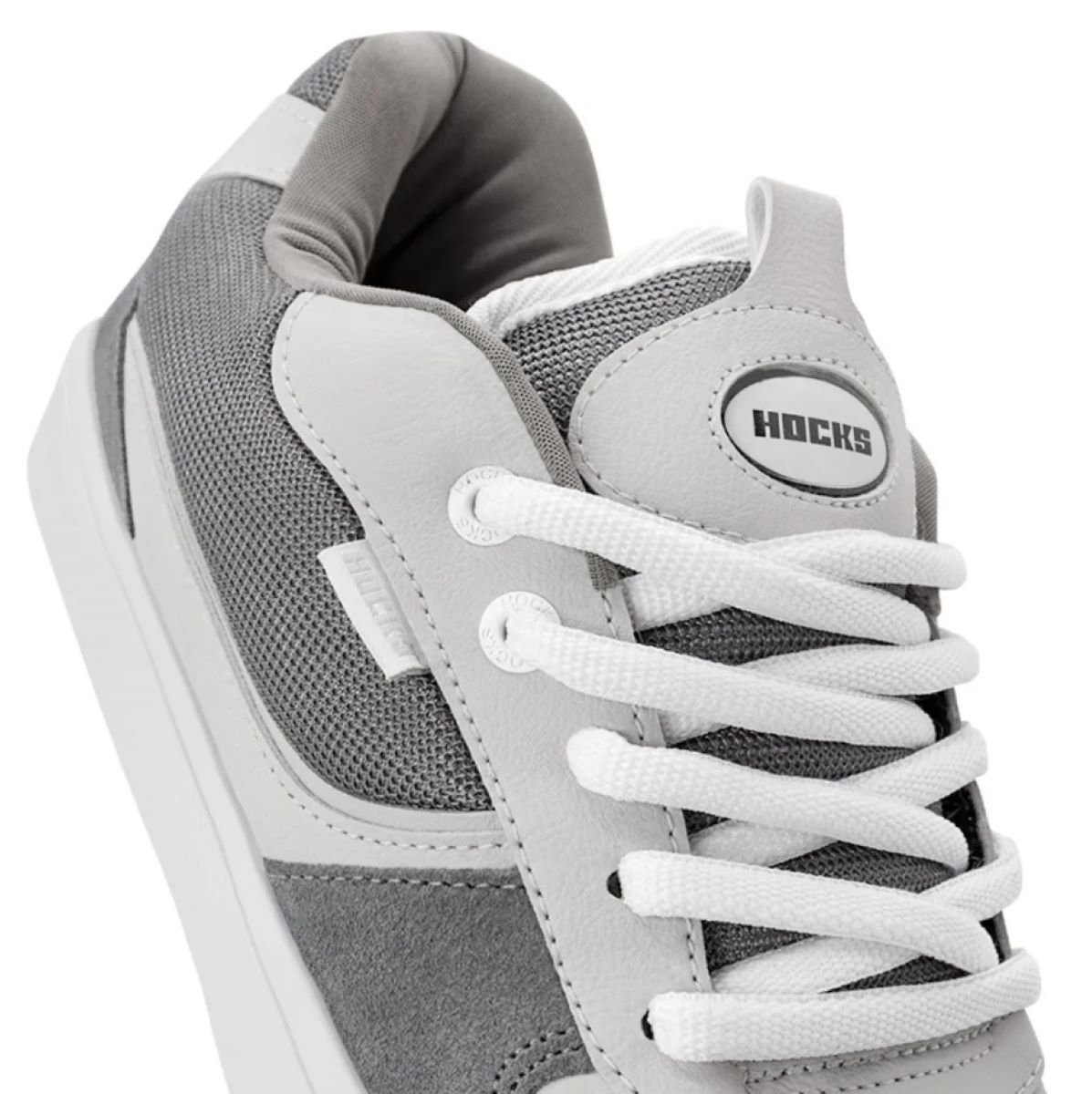 Tênis Hocks Puff Masculino - Cascalho Branco/Cinza 5