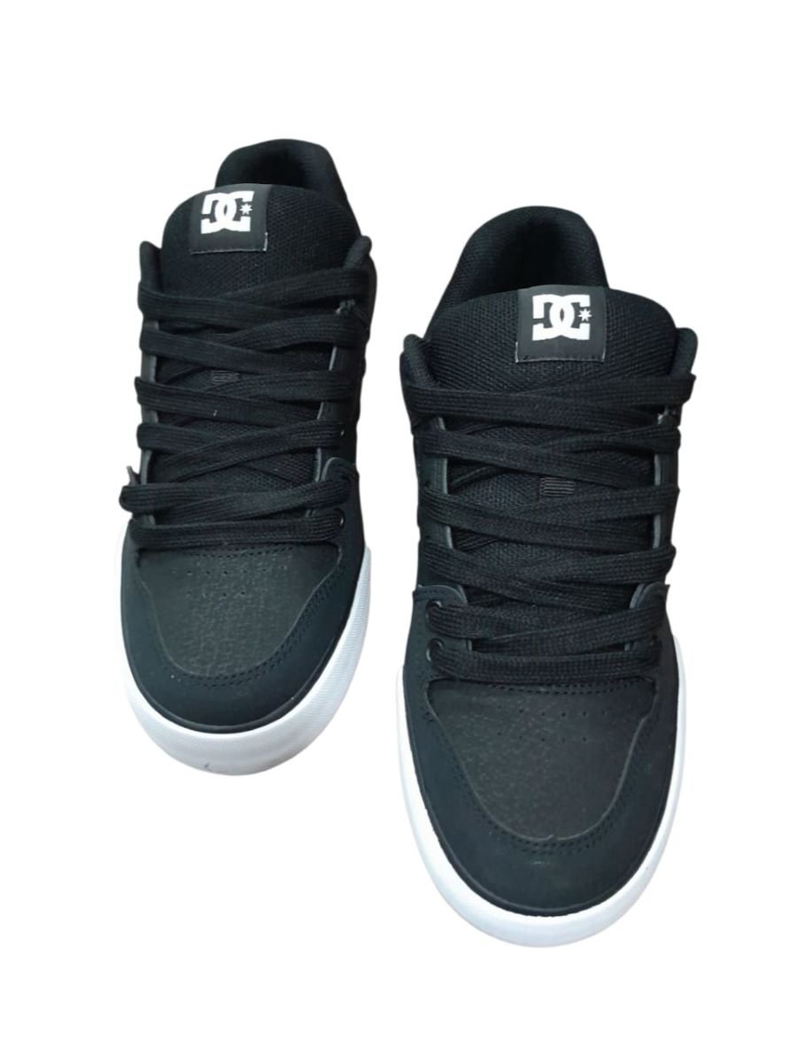 Tênis DC Shoes Pure Masculino - Black/White Preto 4