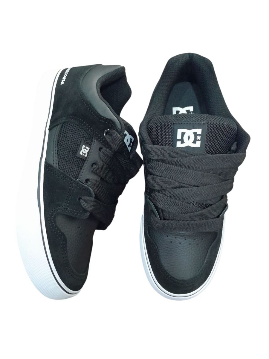 Tênis DC Shoes Course XL - Black/White Preto 3