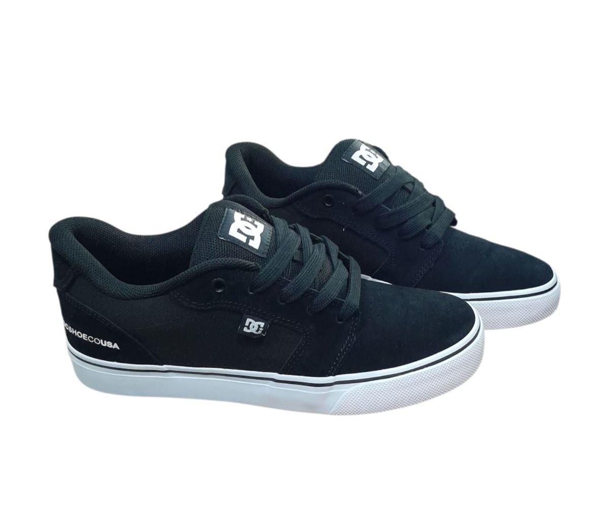 Tênis DC Shoes Anvil Blast - Black/White Preto 2