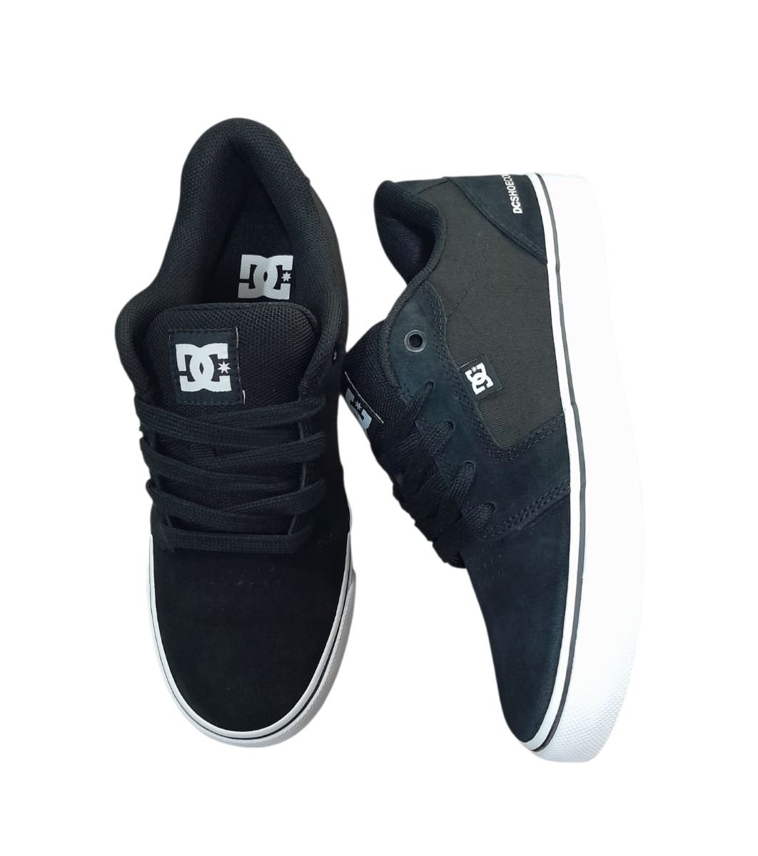 Tênis DC Shoes Anvil Blast - Black/White Preto 3