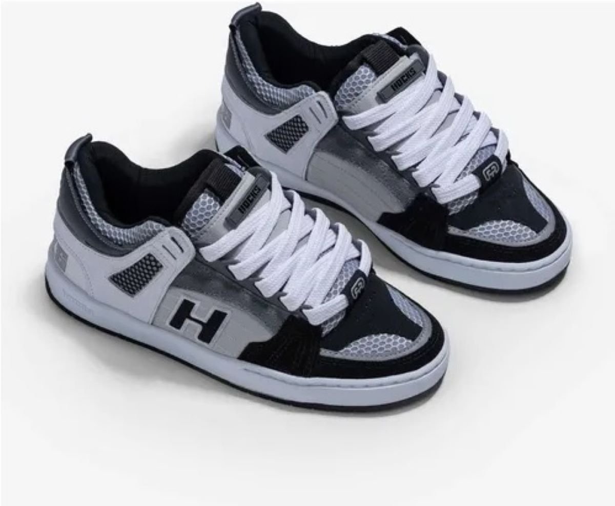 Tênis Hocks Bold - Sombras Branco/Preto 2
