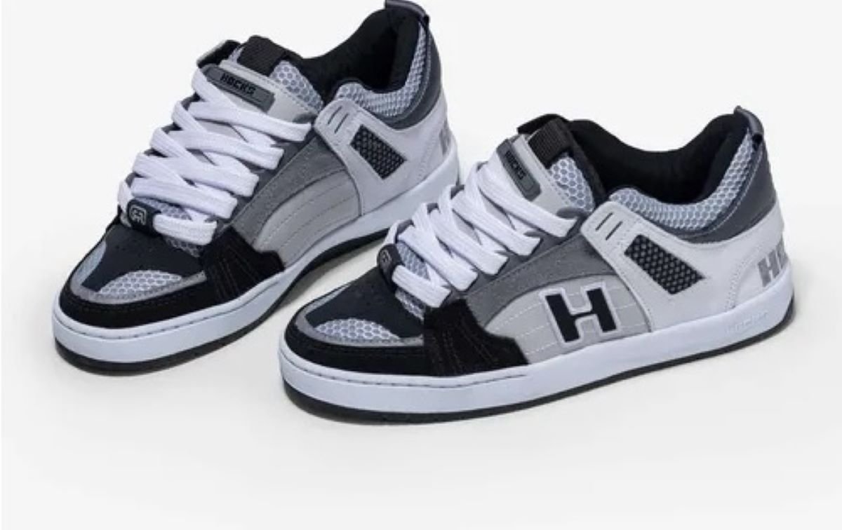 Tênis Hocks Bold - Sombras Branco/Preto 3