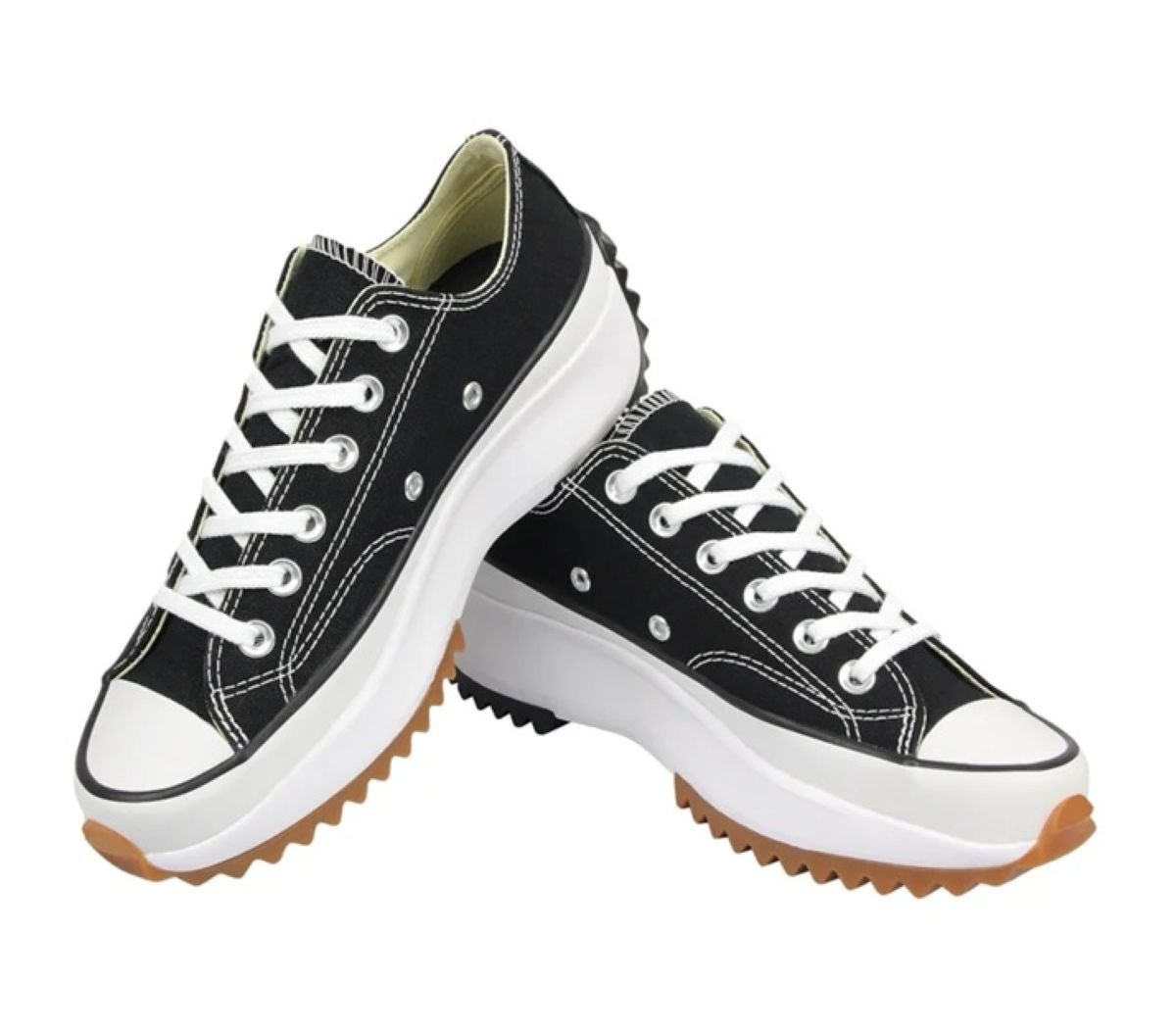 Tênis Converse All Star Plataforma Run Star Hike - Preto e Branco Preto 2