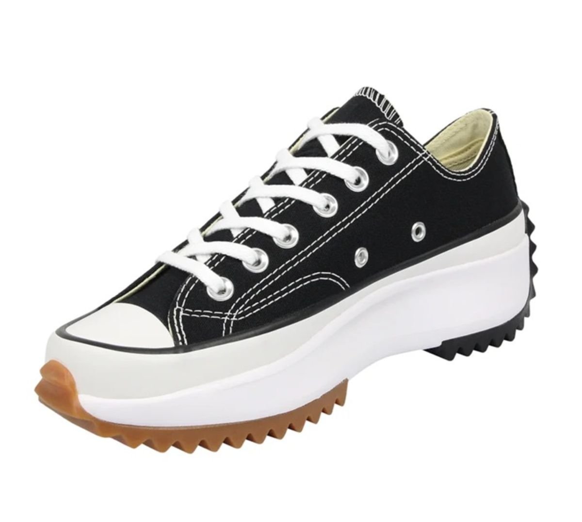 Tênis Converse All Star Plataforma Run Star Hike - Preto e Branco Preto 3