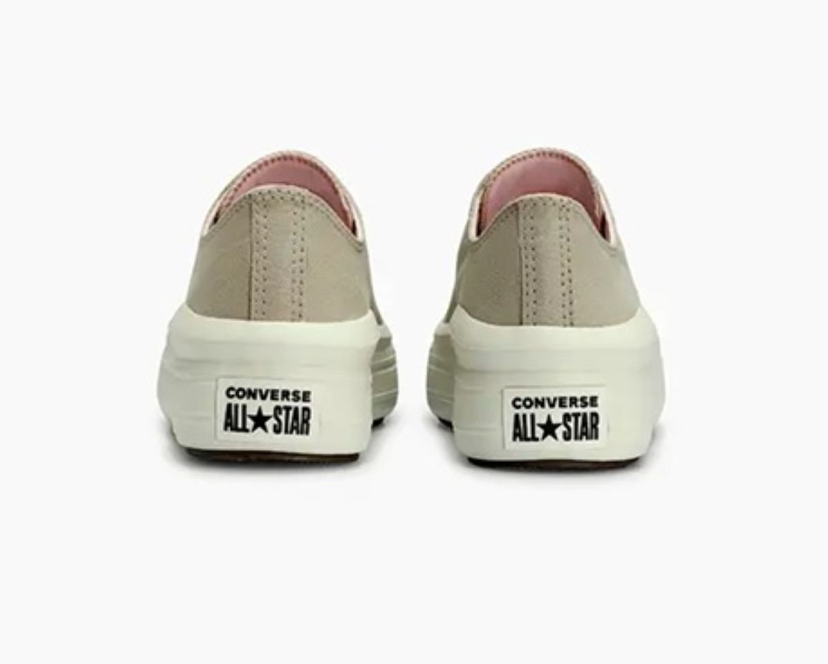 Tênis Converse Chuck Taylor All Star Move Plataforma - Marfim/Rosa Bege 4