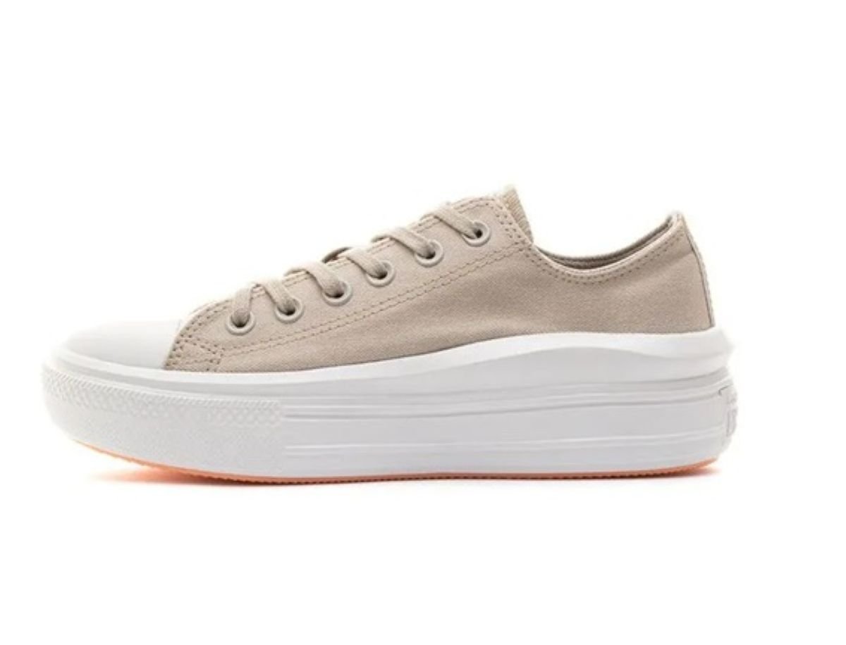 Tênis Converse Chuck Taylor All Star Move Plataforma - Bege Claro Areia 2