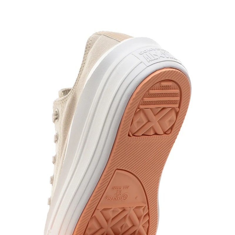 Tênis Converse Chuck Taylor All Star Move Plataforma - Bege Claro Areia 5