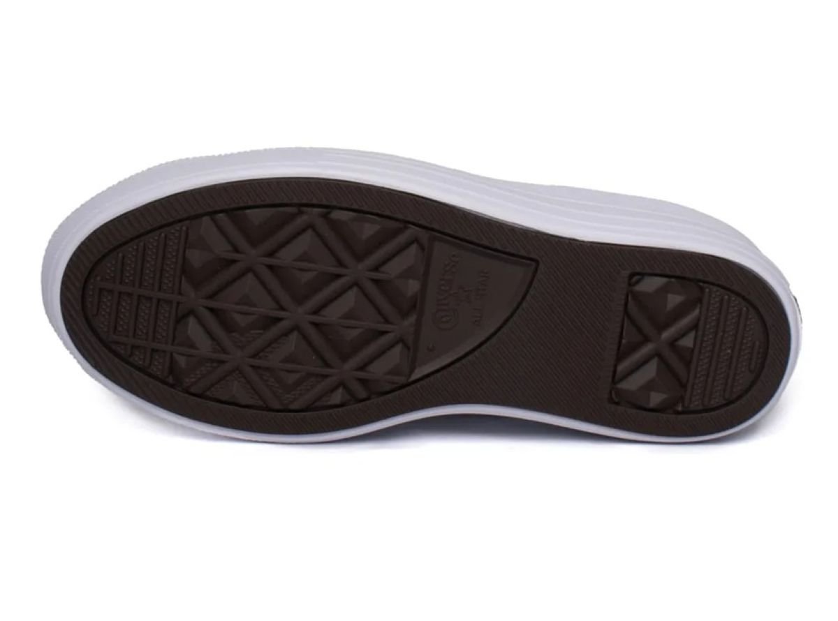 Tênis Converse Chuck Taylor All Star Move Plataforma - Cinza Claro Cinza 5