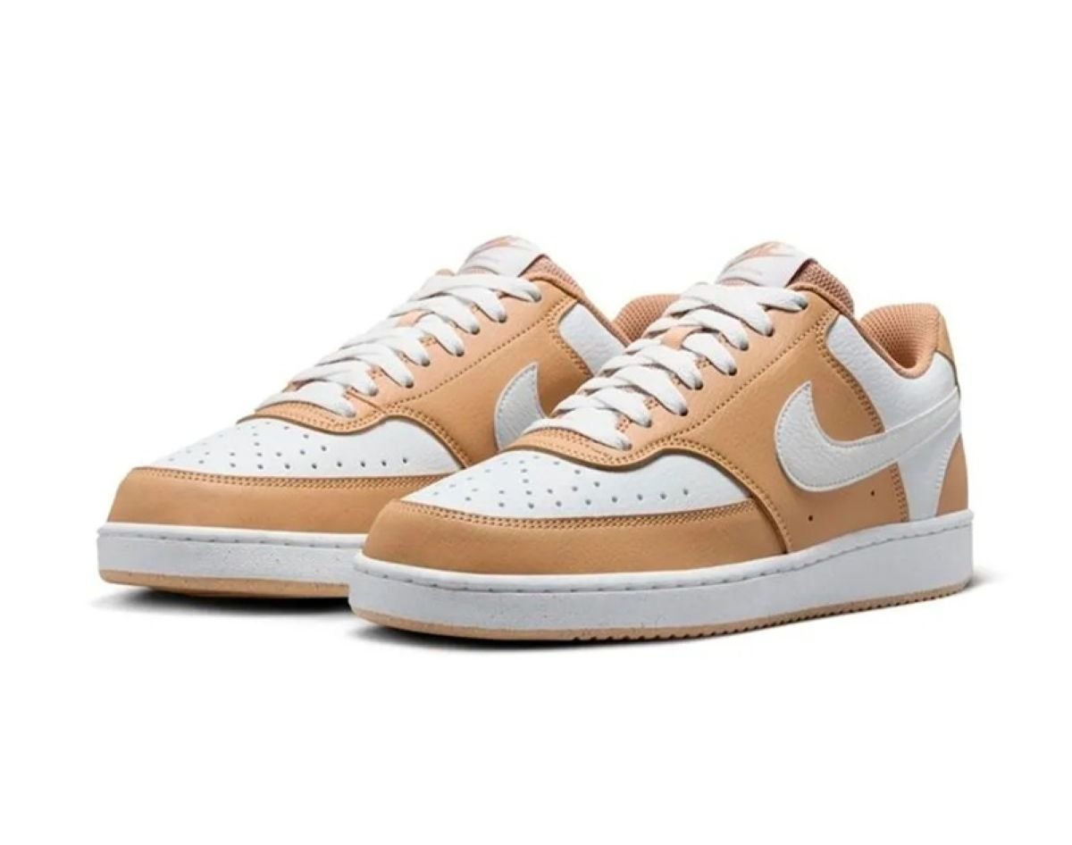 Tênis Nike Court Vision LO - Hemp/White Branco/Caramelo 2