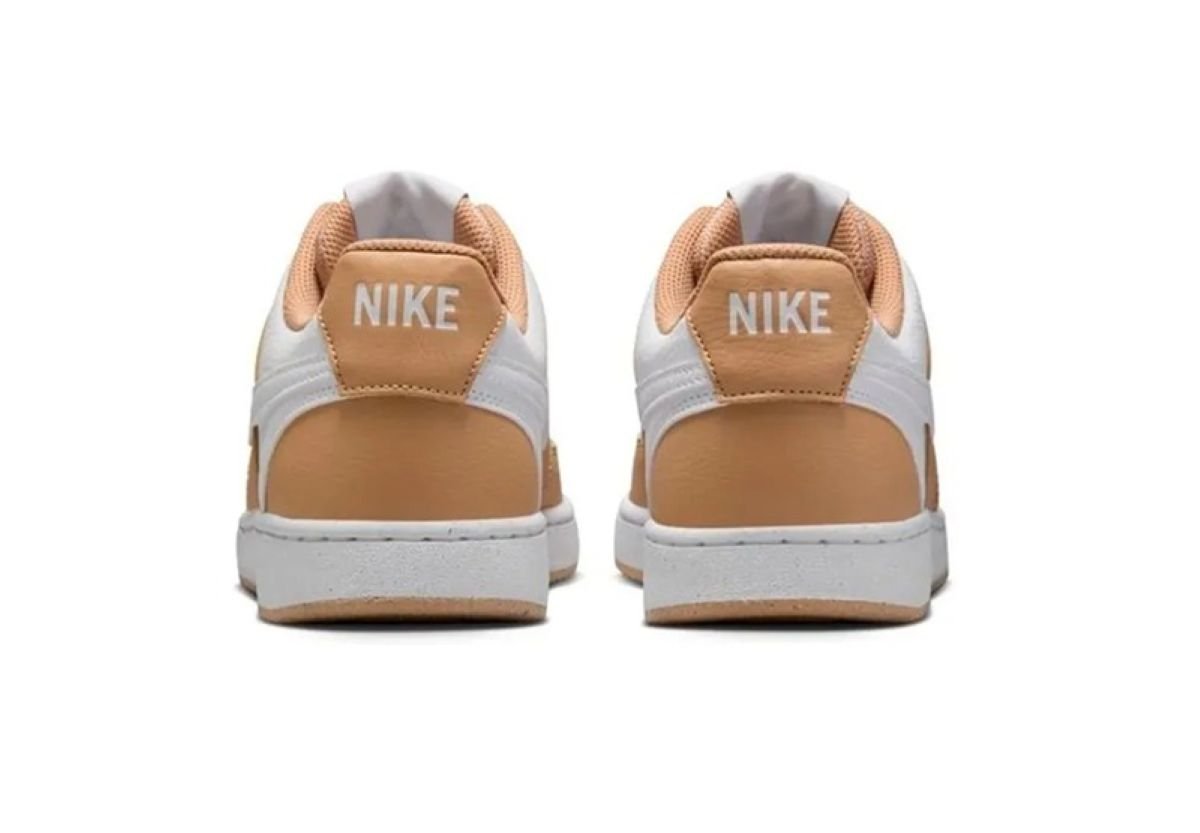 Tênis Nike Court Vision LO - Hemp/White Branco/Caramelo 4