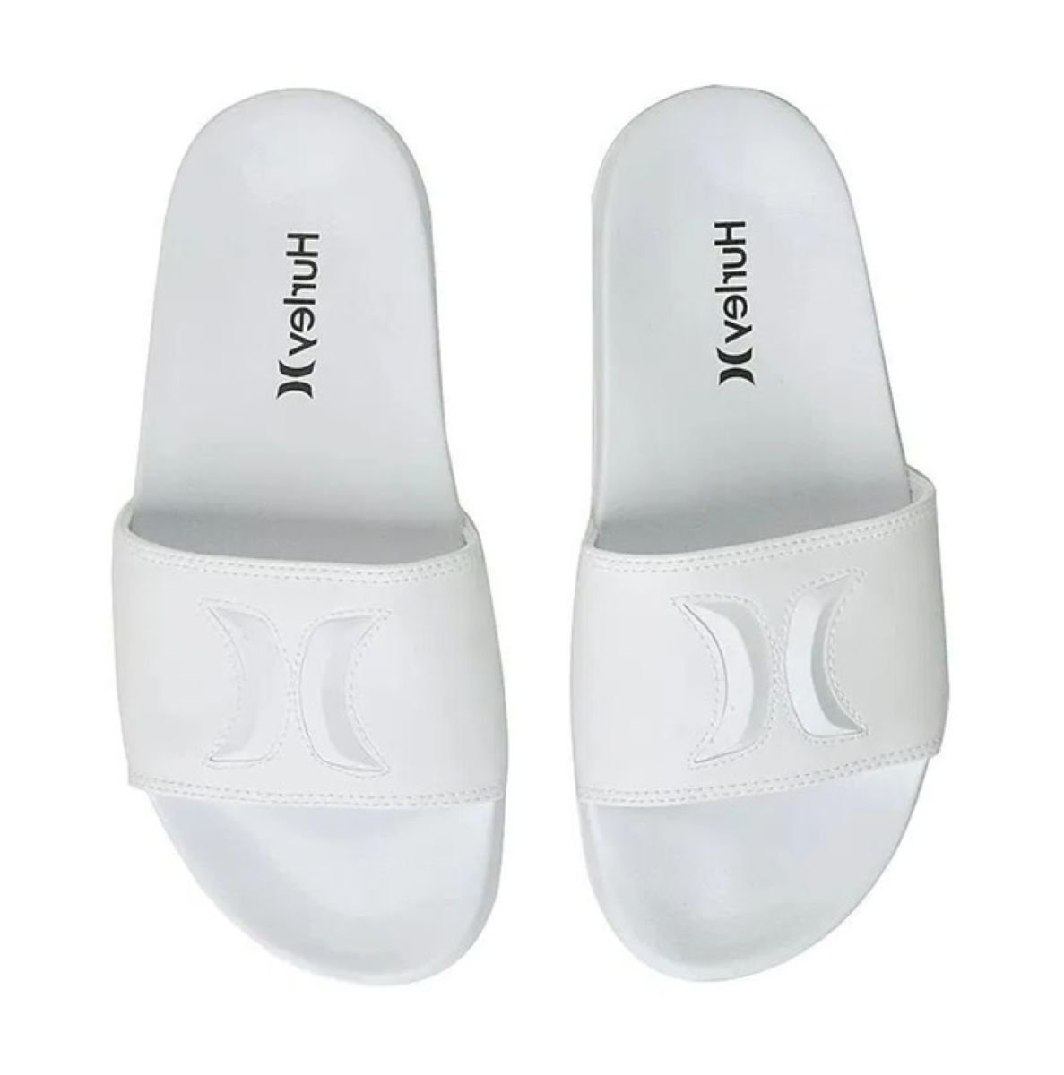 Chinelo Slide Hurley Icon 2 - Branco Branco 3