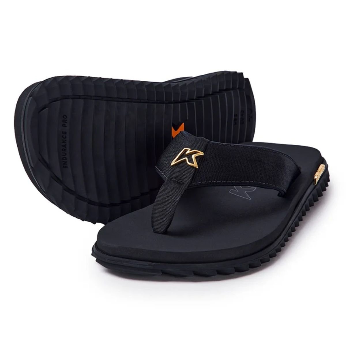 Chinelo Kenner Kivah Masculino - Preto Preto 2