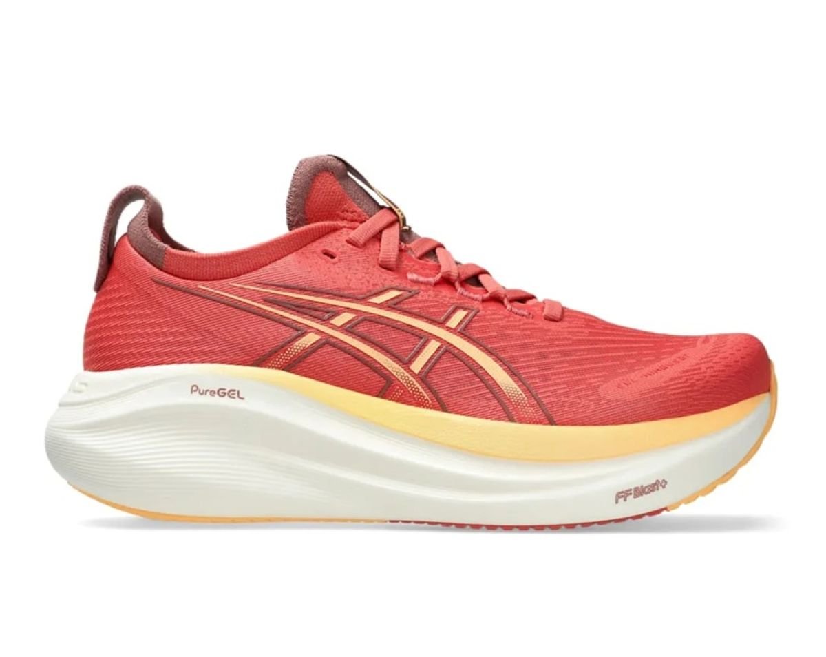 Tênis Asics Gel-Nimbus 27 Feminino - Rosa/Laranja