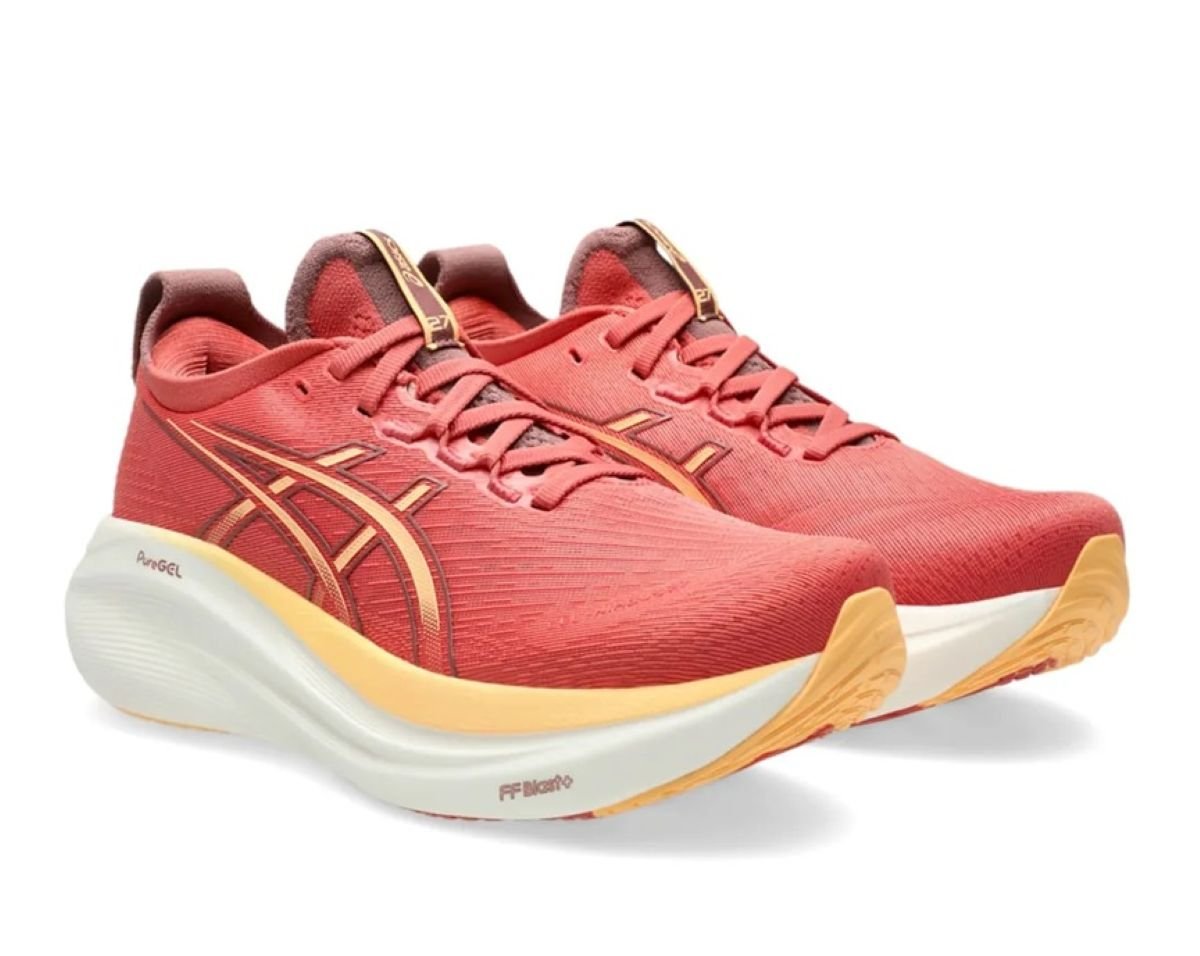 Tênis Asics Gel-Nimbus 27 Feminino - Rosa/Laranja Laranja 2