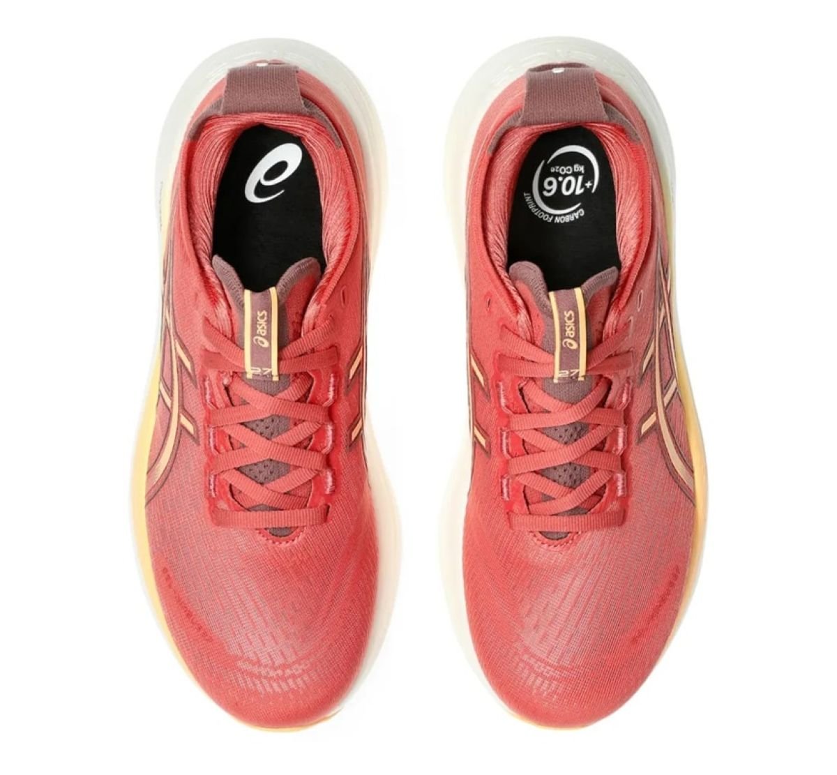 Tênis Asics Gel-Nimbus 27 Feminino - Rosa/Laranja Laranja 4