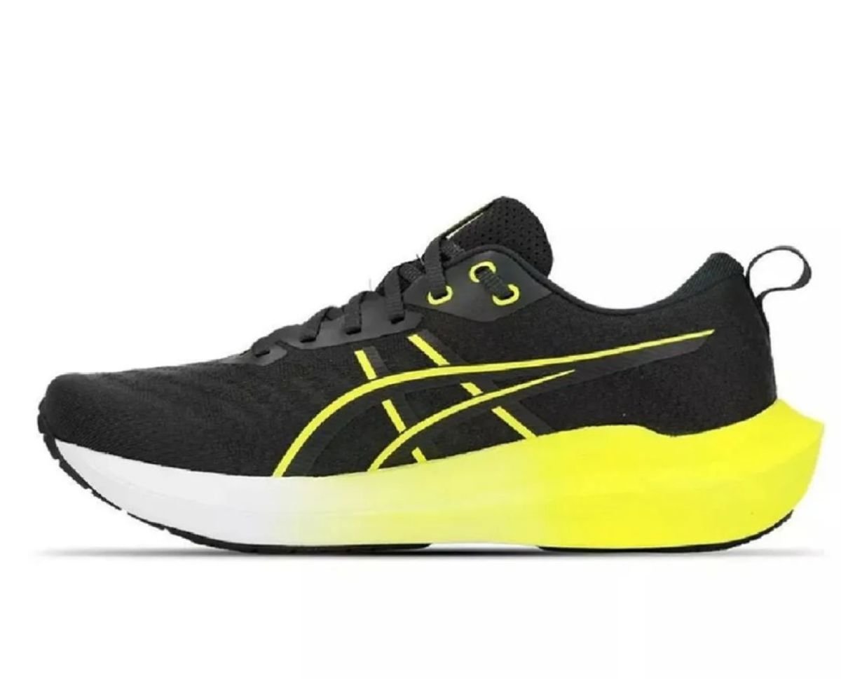 Tênis Asics Gel-Shogun 8 Masculino - Grafite/Amarelo Preto 2