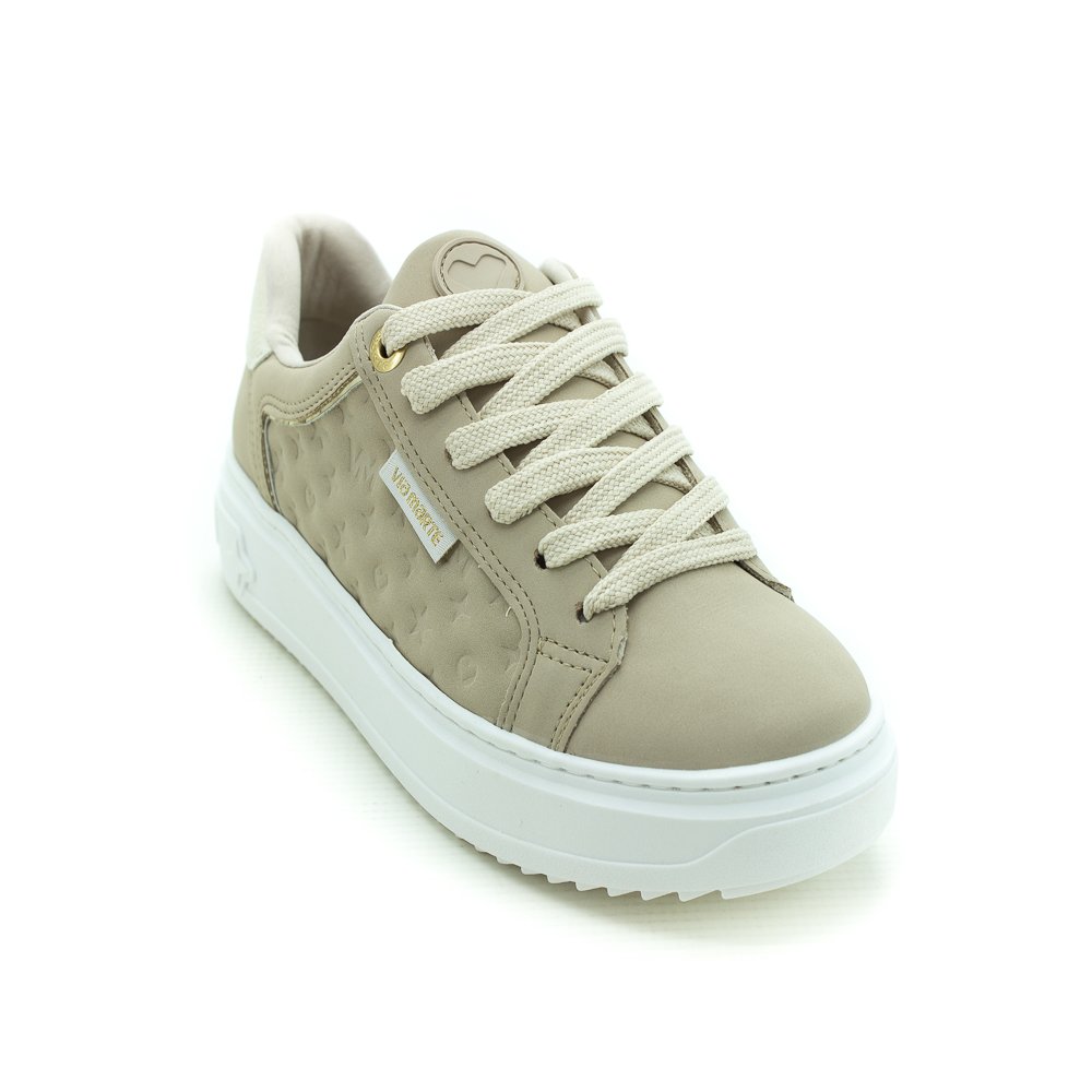 Tênis Feminino Via Marte 055-006-02 - Marrom Bege 1