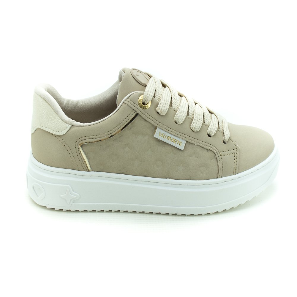 Tênis Feminino Via Marte 055-006-02 - Marrom Bege 5