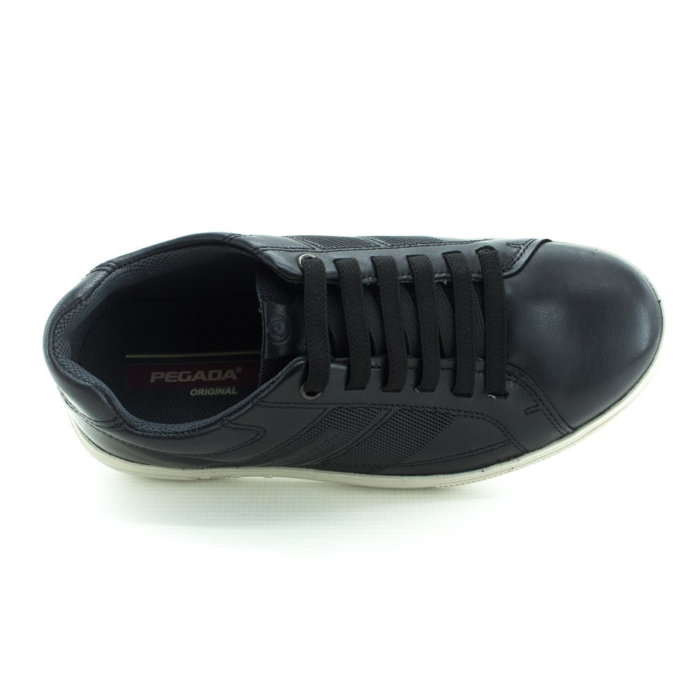Sapatênis Masculino Pegada Mestico - Preto Preto 5