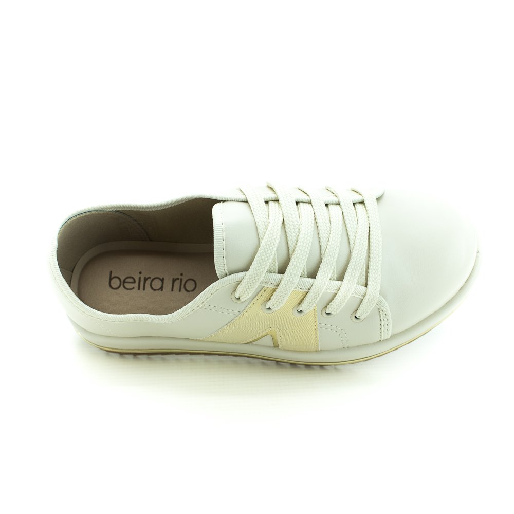 Tênis Feminino Beira Rio 4196.1030 - Branco Off Branco 3