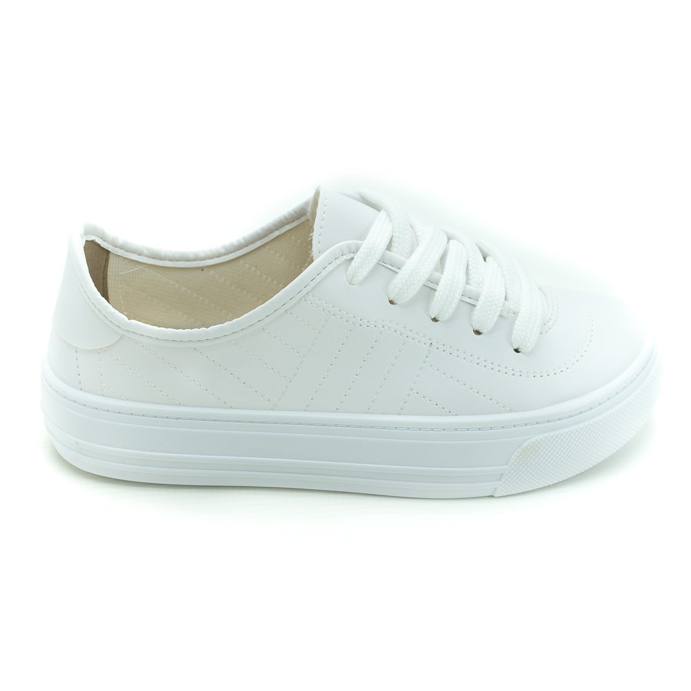 Tênis Feminino Beira Rio 4220.423 - Branco Branco 2