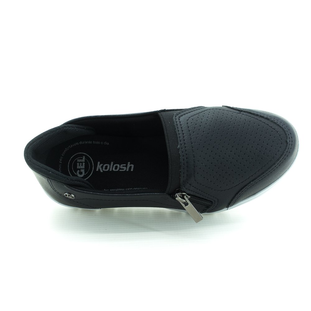 Tênis Feminino Kolosh C0526A - Preto Preto 5