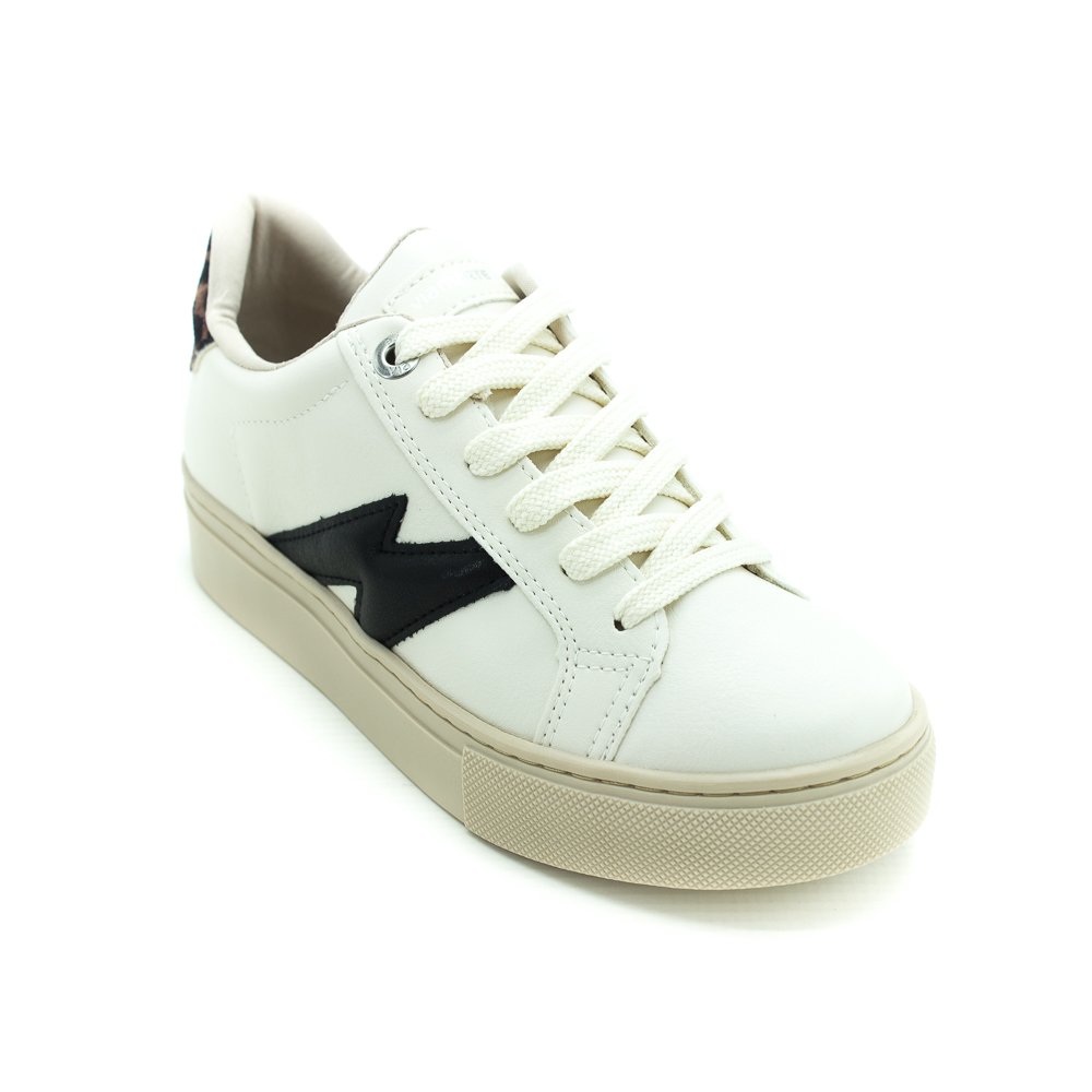 Tênis Feminino Via Marte 082-002-04 - Branco e Bege