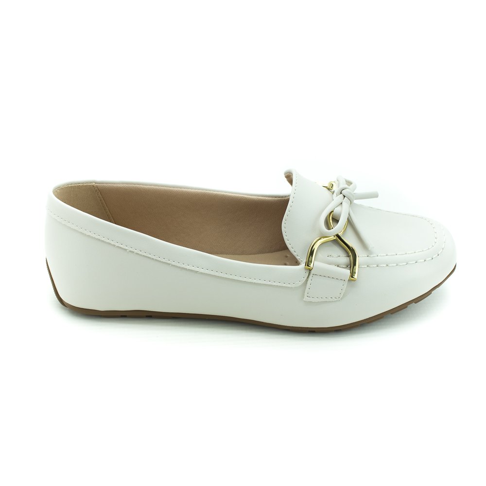 Mocassim Feminino Sua Cia 8263.15319 - Off White Branco 2