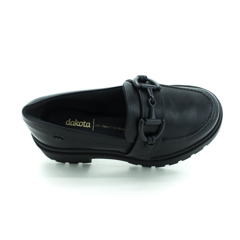 Mocassim Feminino Dakota DA032 - Preto Preto 5