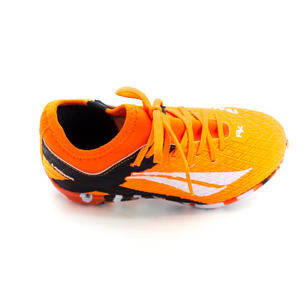 Chuteira Infantil Menino Penalty Society RX Locker - Laranja Laranja 5