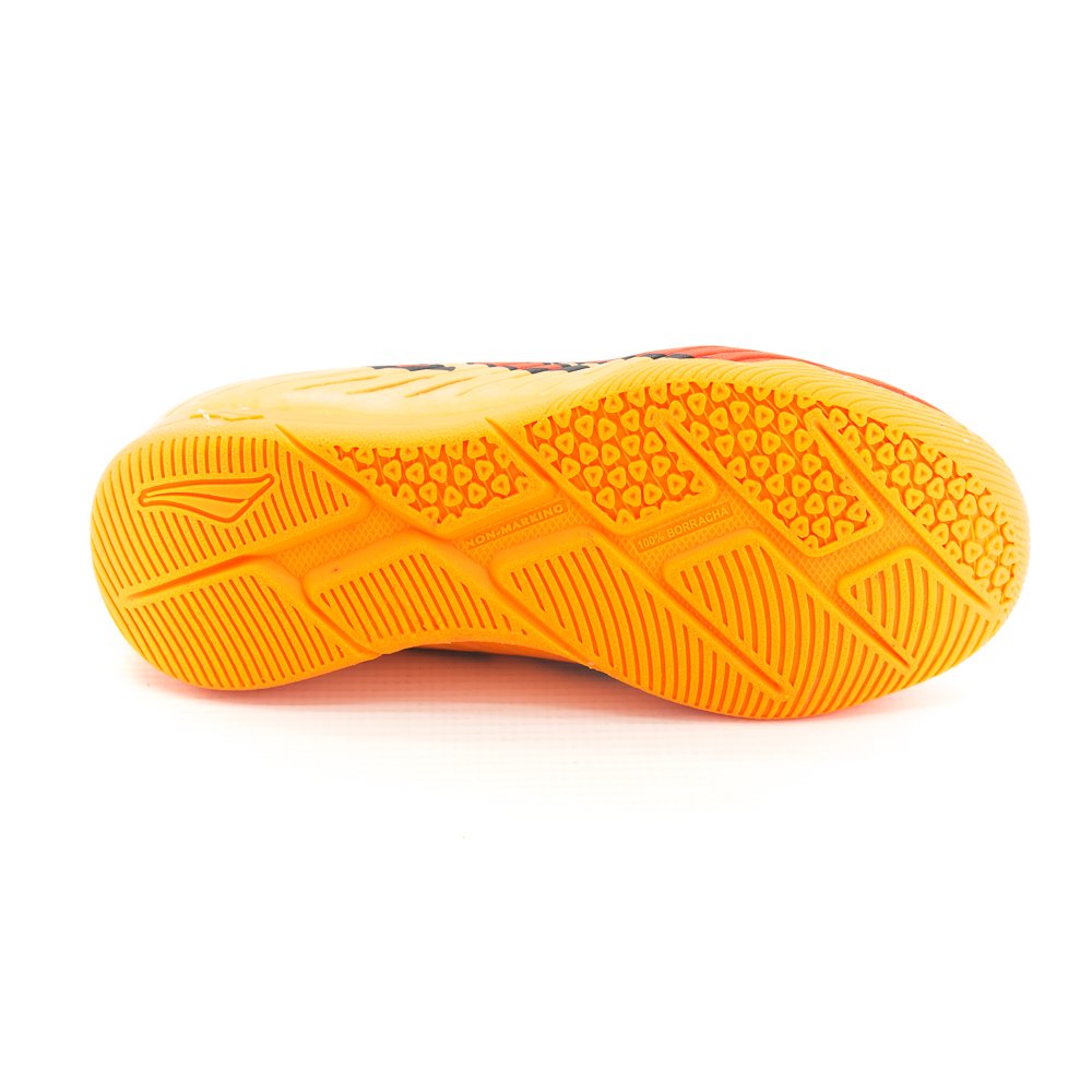 Chuteira Infantil Menino Penalty Futsal Lider Y-5 - Vermelho Laranja 4