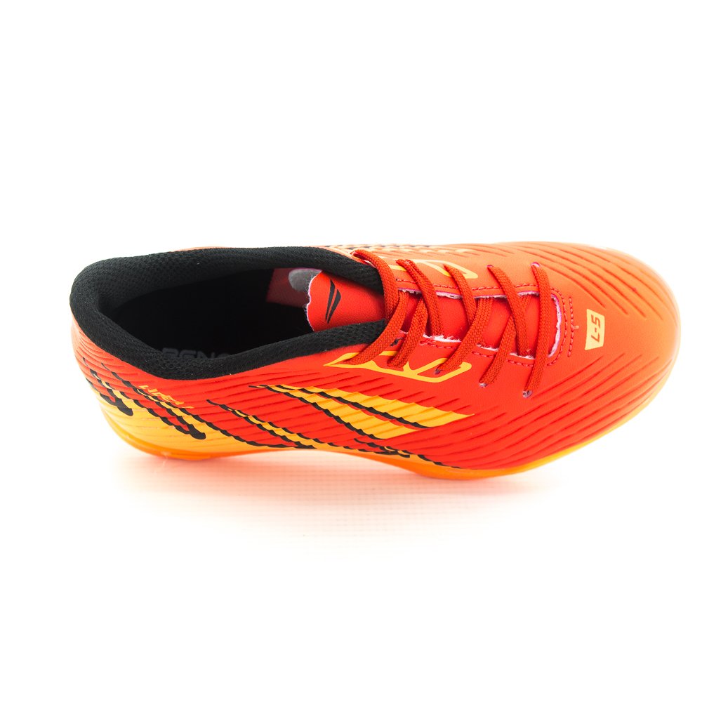 Chuteira Infantil Menino Penalty Futsal Lider Y-5 - Vermelho Laranja 5