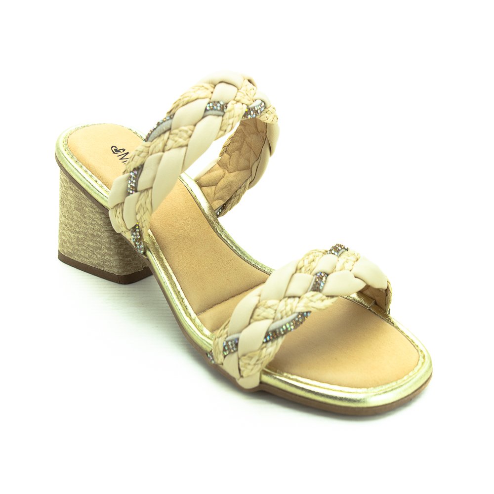 Tamanco Feminino Mississipi MB461 - Ouro Rosado