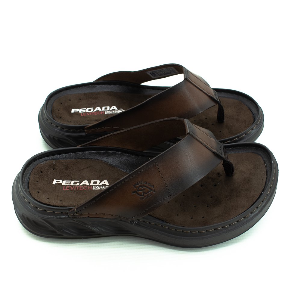 Chinelo Masculino Pegada 134103-02 - Marrom Marrom 2