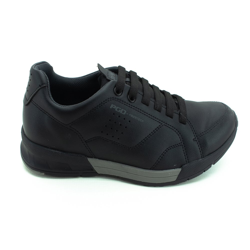Sapatênis Masculino Pegada 172201-03 - Preto Preto 2