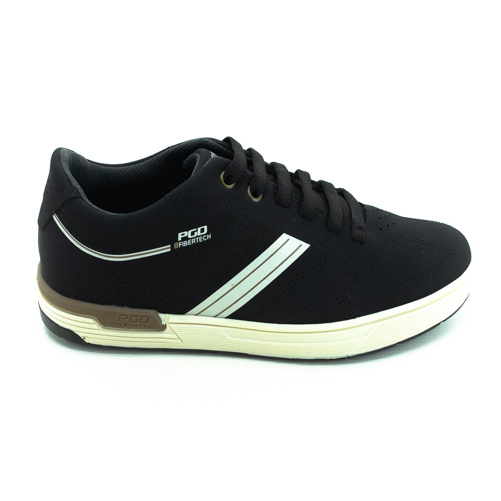 Sapatênis Masculino Pegada 171301-10 - Preto Preto 2