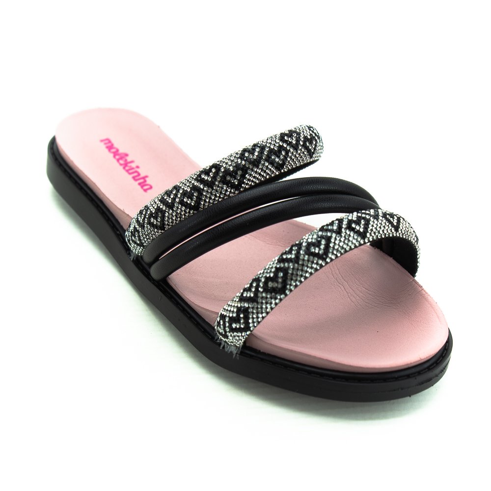 Papete Infantil Menina Molekinha 2312.259 - Preto