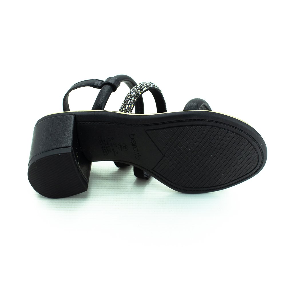 Sandália Feminina Beira Rio 8379.237 - Preto Preto 2