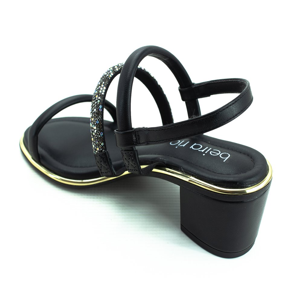 Sandália Feminina Beira Rio 8379.237 - Preto Preto 4
