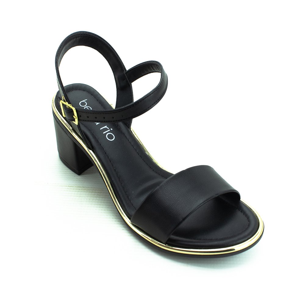 Sandália Feminina Beira Rio 8379.203 - Preto